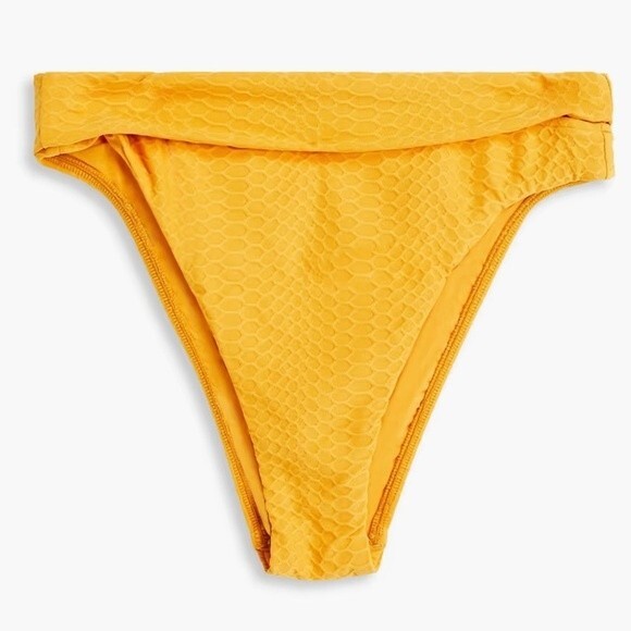 Seafolly high rise bikini bottoms snake print briefs size AUS 14 US 10 NEW - Picture 3 of 8